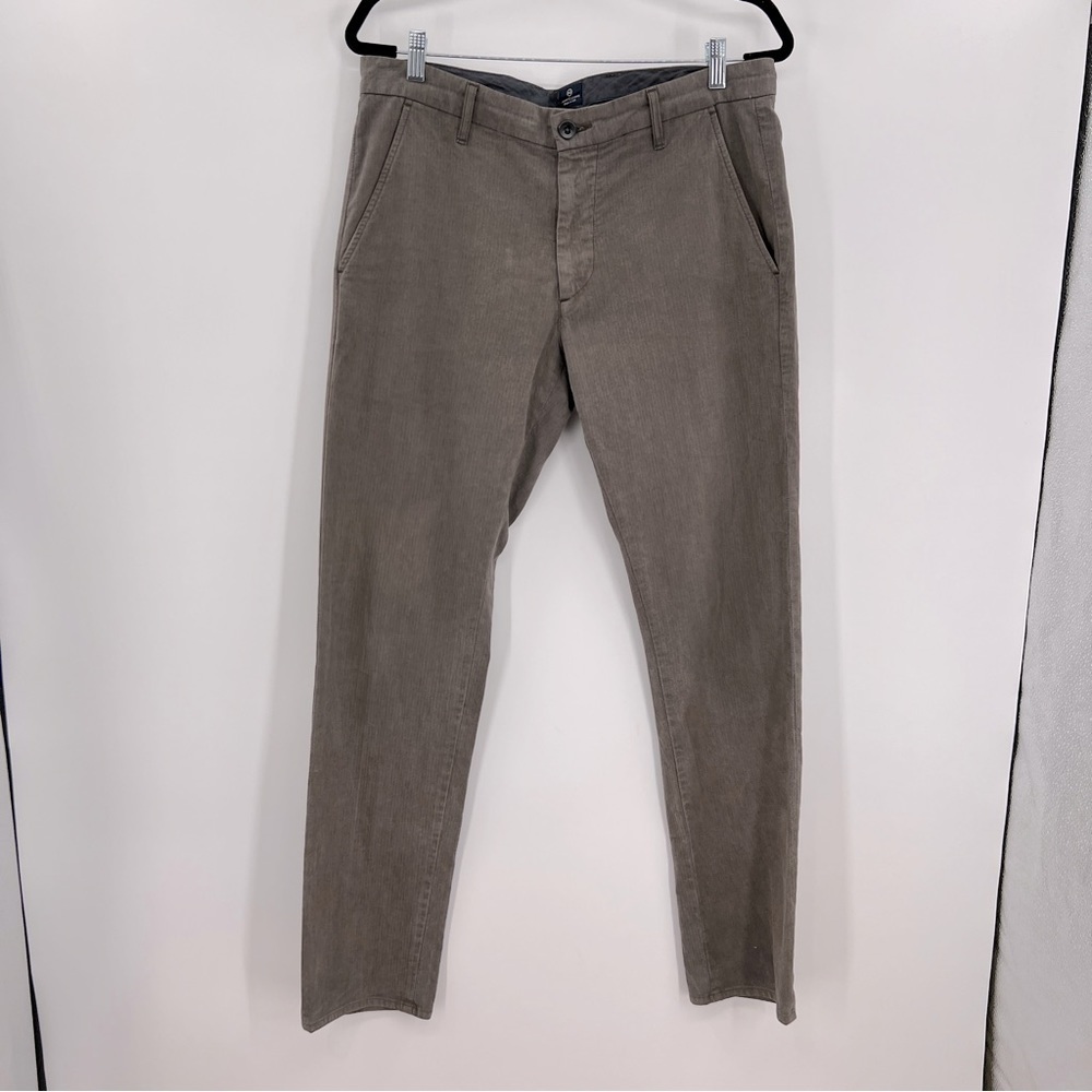AG Adrian Goldschmied Supppy Slim Khaki Faded Gray-wash Skinny Leg Denim Jeans
